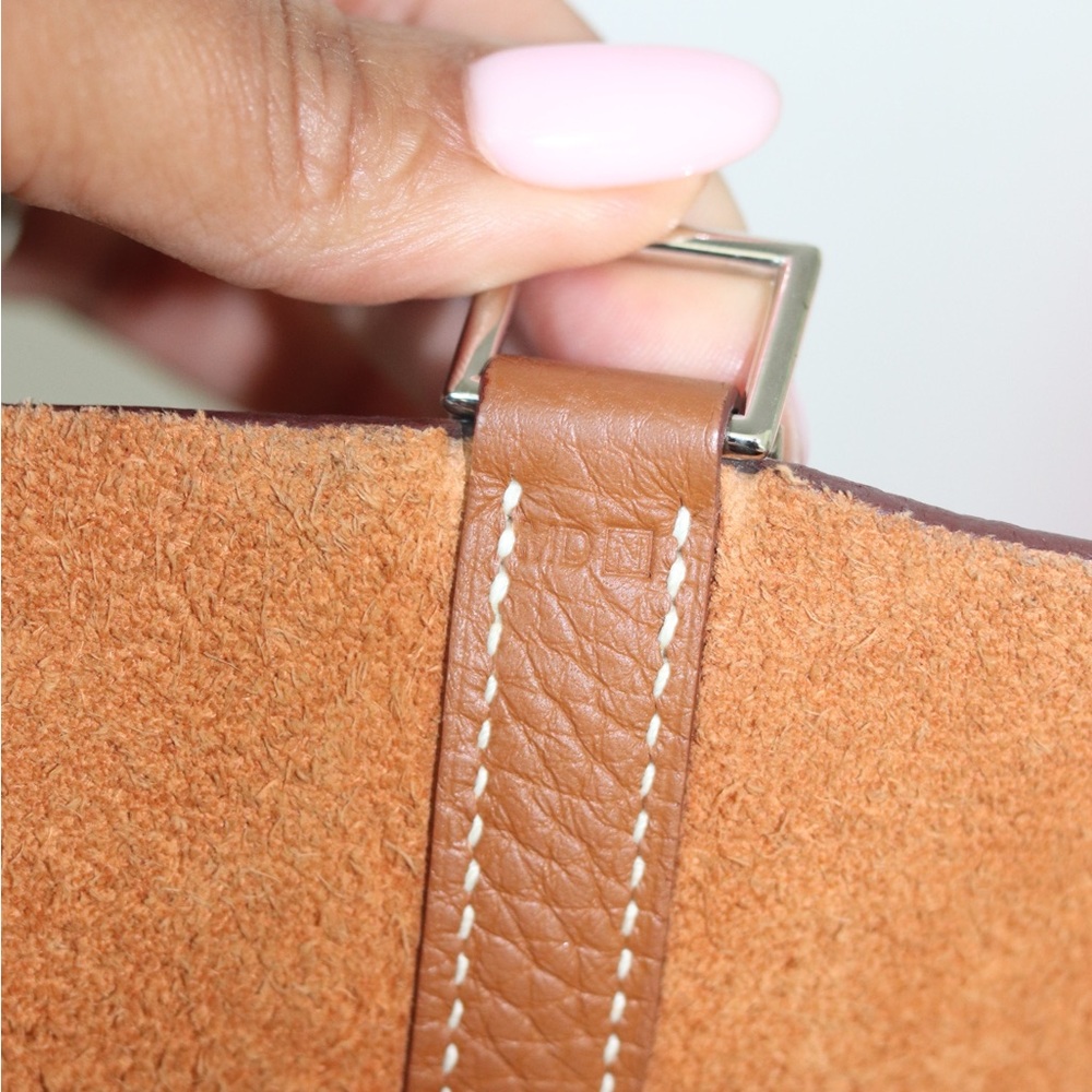 Hermes Picotin Lock‎ 22 MM Gold Clemence Palladium Hardware - Picture 12 of 15